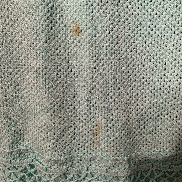 Blue Knit Zara Skirt - Picture 8 of 8